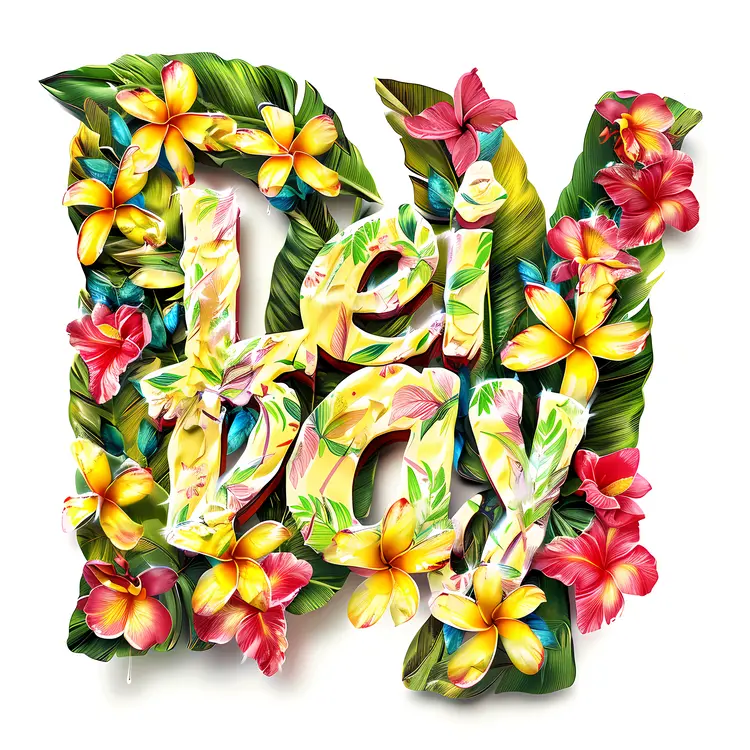 Lei Day Floral Arrangement