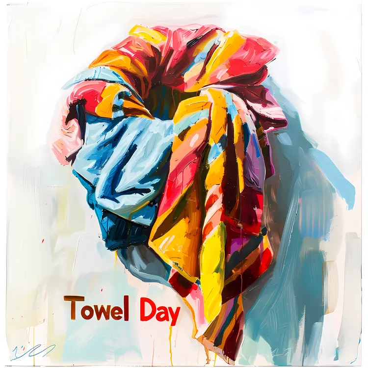 Colorful Towel for Towel Day