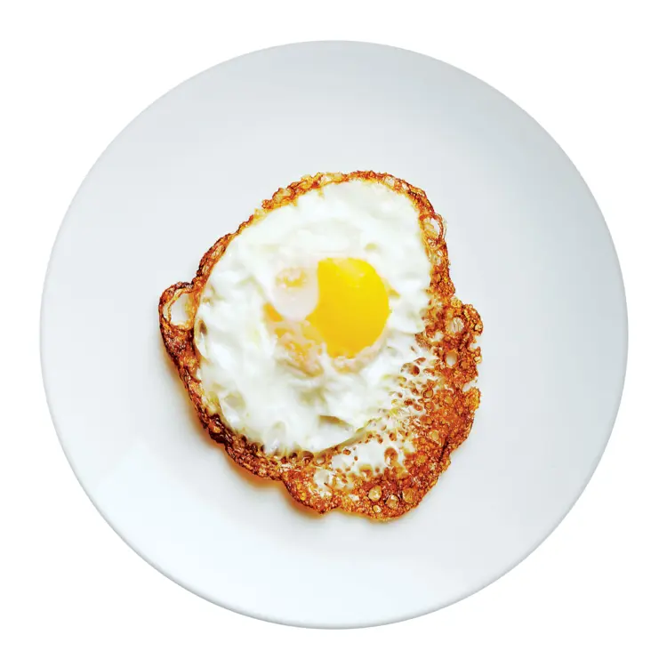 Fried Egg on Plate
