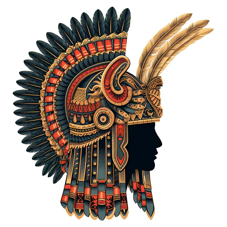 Decorative Feathered Mask