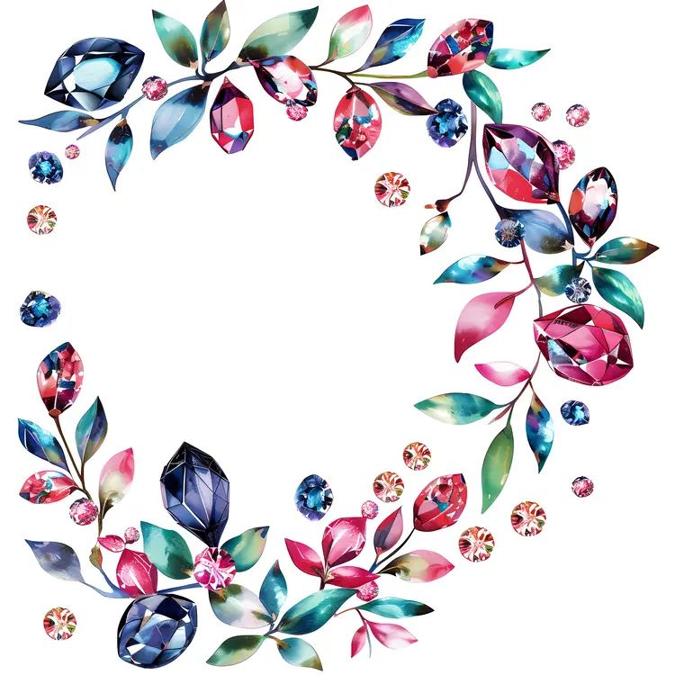 Gemstone Wreath