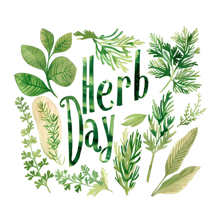 Herb Day Celebration with Various Herbs