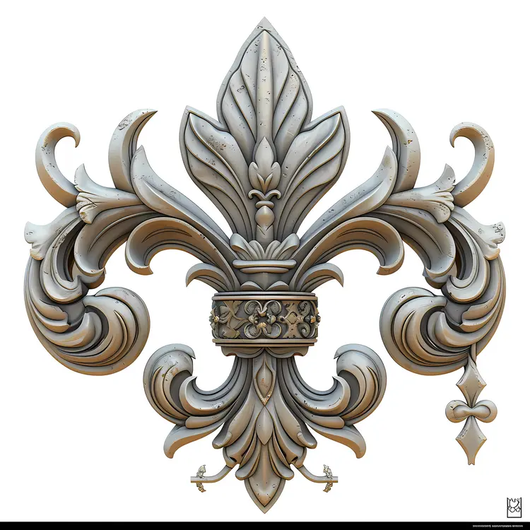 Elegant Fleur-de-lis Design