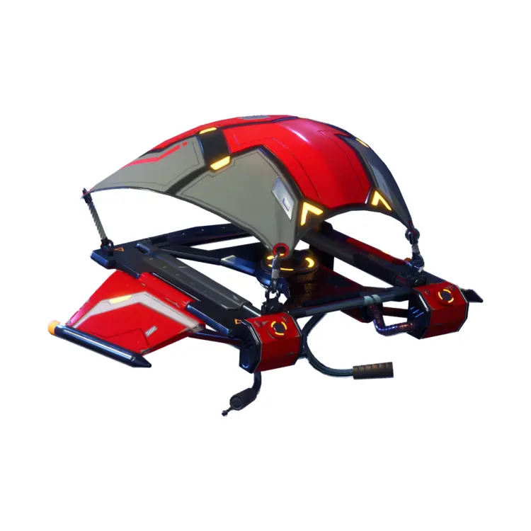 Red and Grey Fortnite Glider