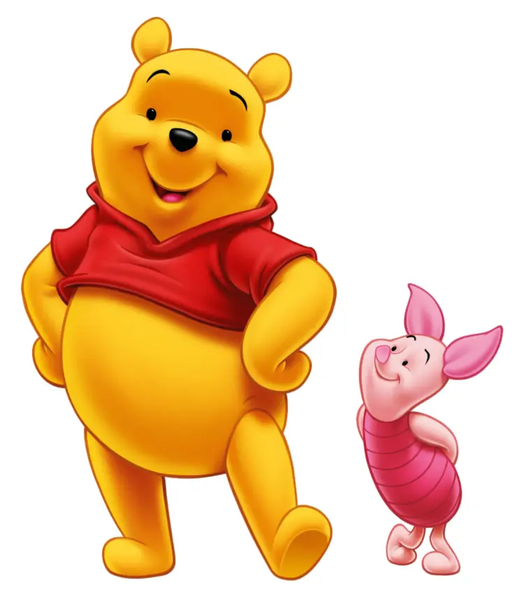 Yellow Bear and Piglet