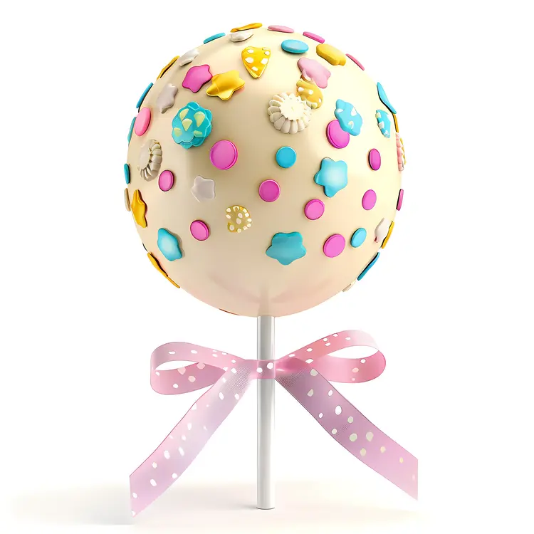 Polka Dot Cake Pop