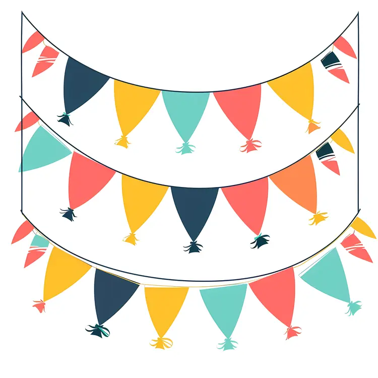 Colorful Bunting Decoration
