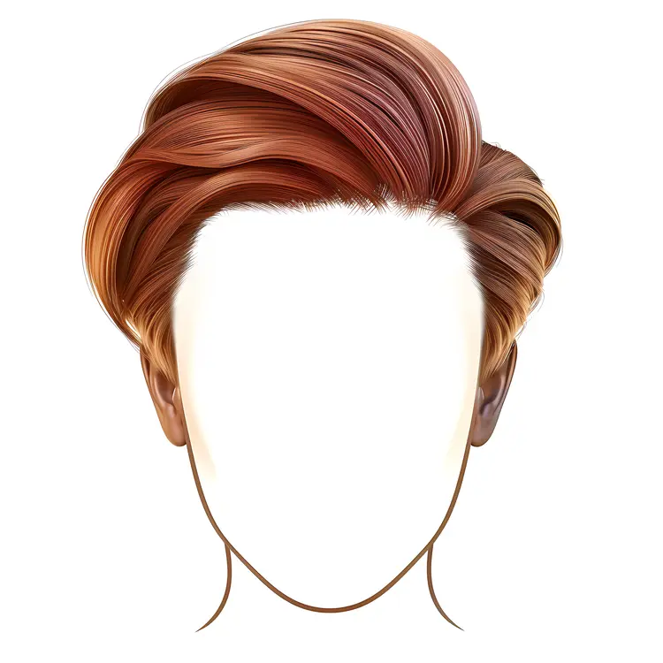 Stylish Red Wavy Hair