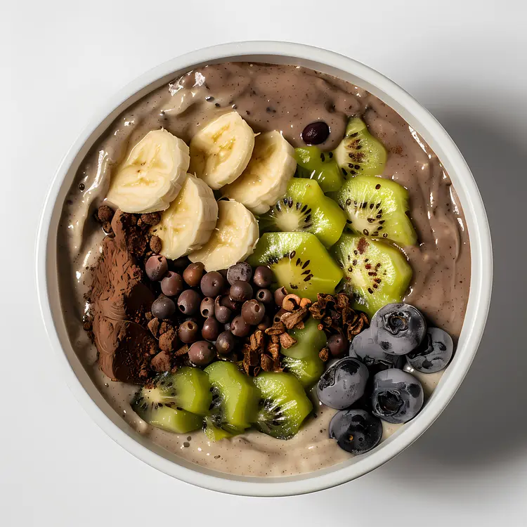 Smoothie Bowl with Kiwi and Banana