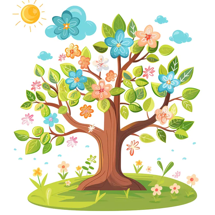 Blooming Tree in Spring