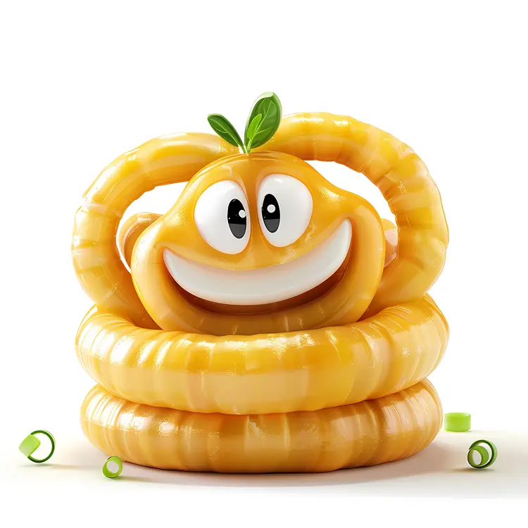 Cute Smiling Onion Ring