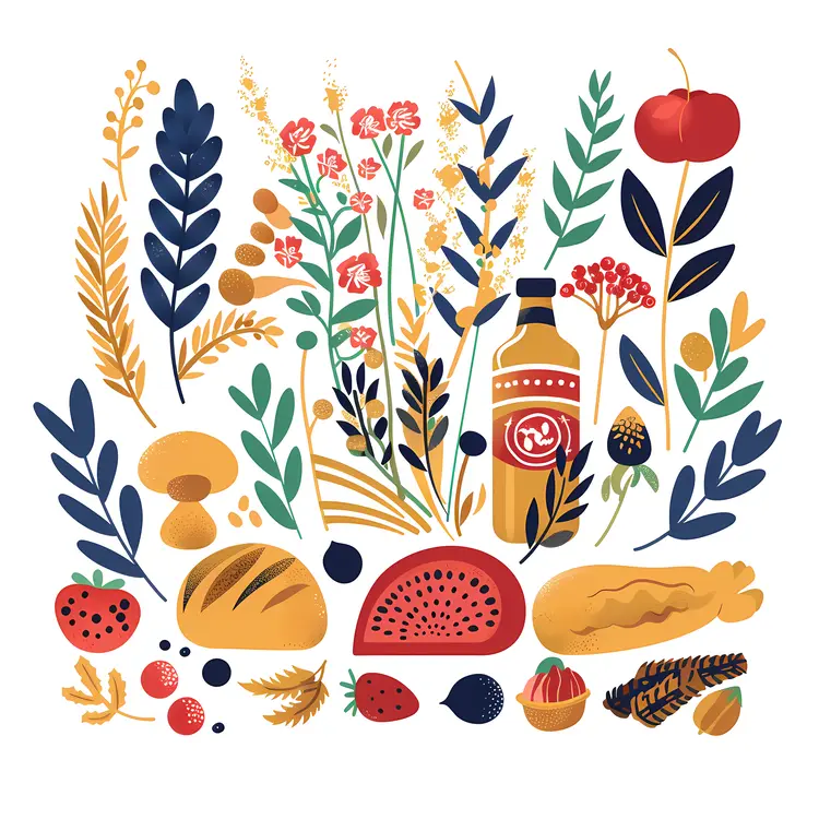 Harvest of Fruits and Vegetables