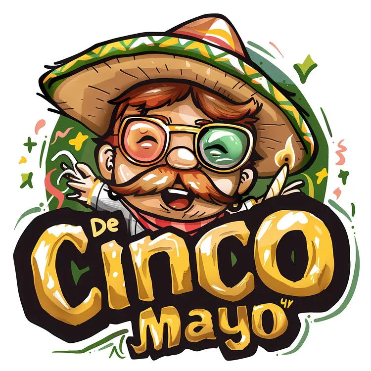 Cinco de Mayo Celebration with Sombrero
