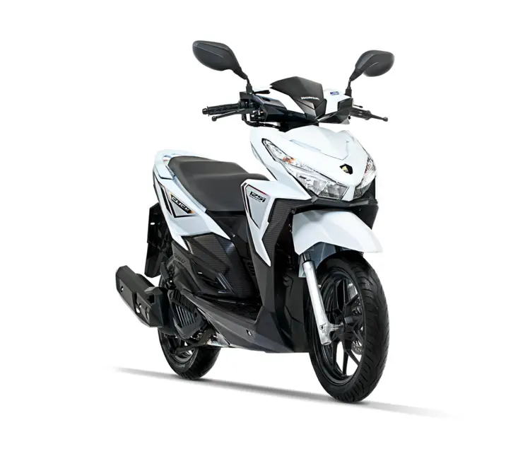 White Scooter for Urban Commuting