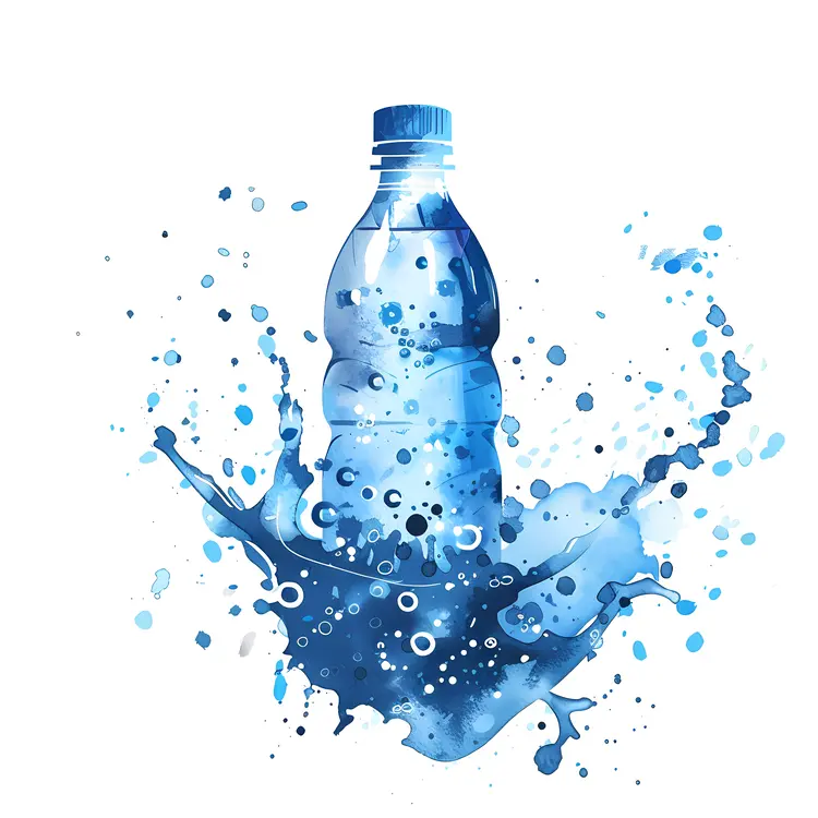 Refreshing Water Bottle with Splash