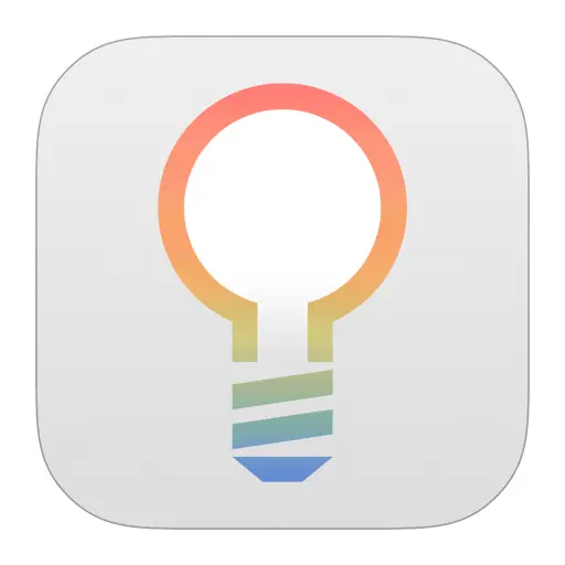 Colorful Light Bulb Icon