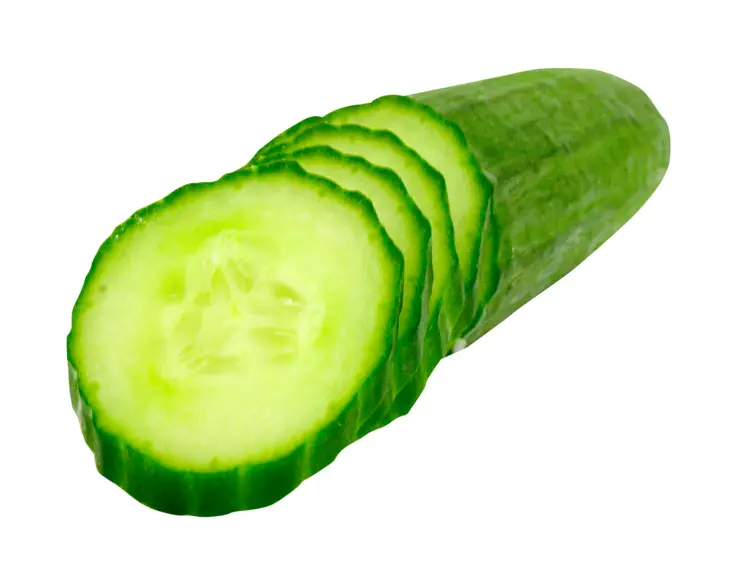 Fresh Sliced Cucumber