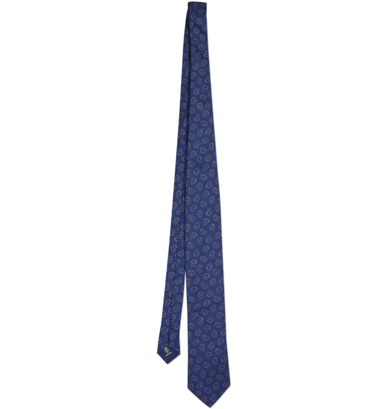 Blue Patterned Tie for Stylish Look