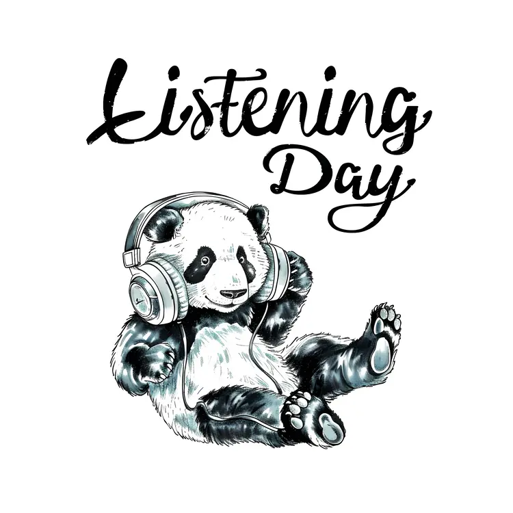 Panda Relaxing with Music