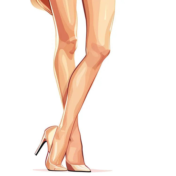 Legs in high heels