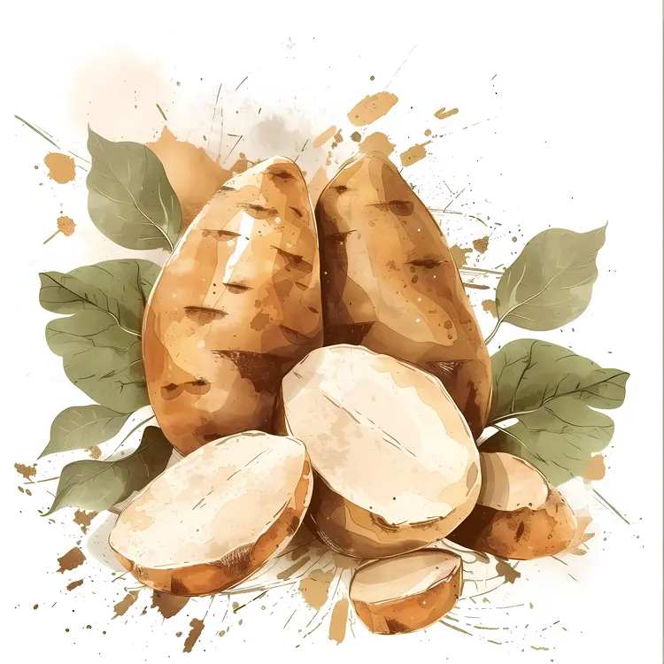 Artistic Sweet Potatoes