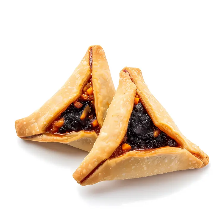 Triangle Pastries with Nut Filling