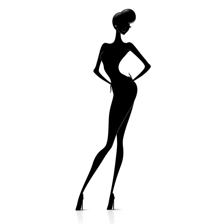 Fashion Model Silhouette
