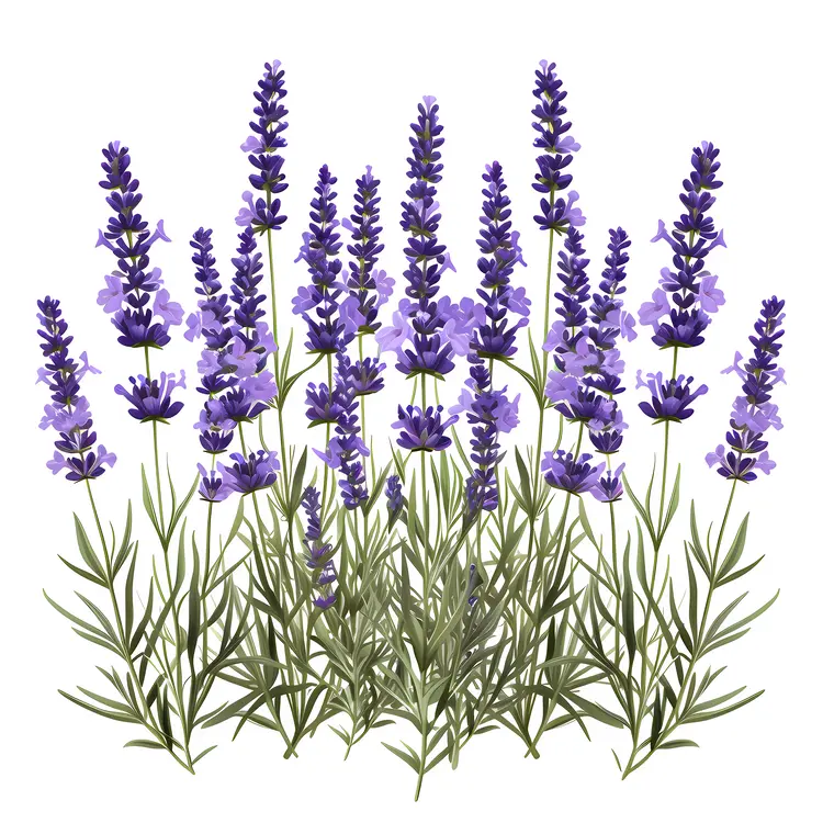 Beautiful Lavender Flowers in Bloom