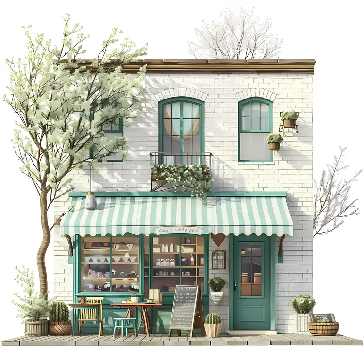 Charming Cafe with Outdoor Seating