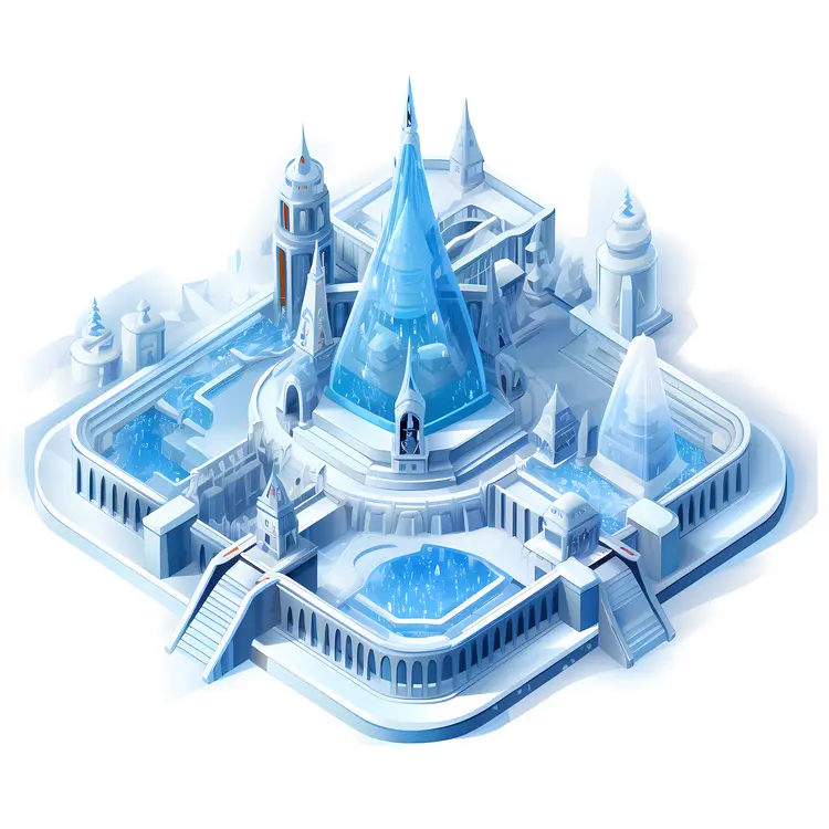 Luxurious Frozen Ice Palace