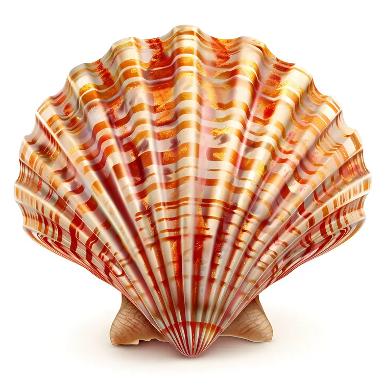 Colorful Scallop Shell