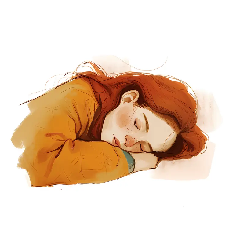 Peaceful Sleeping Girl