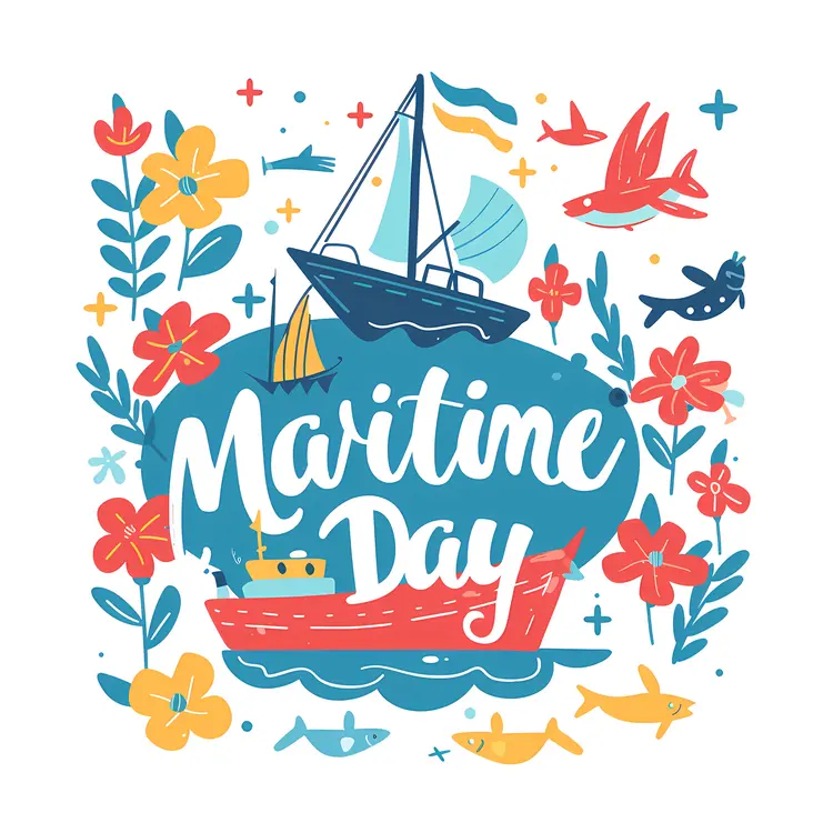 Colorful Maritime Day Celebration