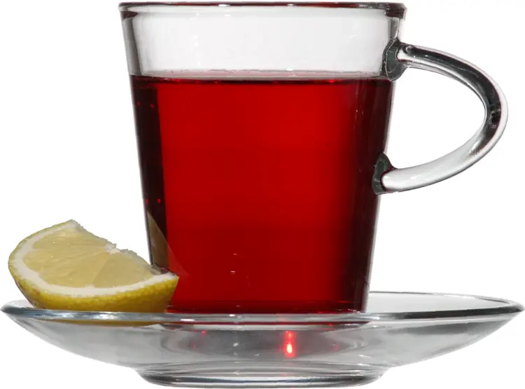 Beautiful Glass Cup with Lemon
