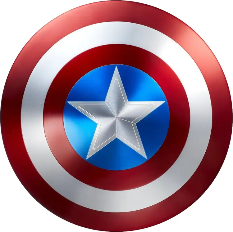 Captain America Shield with Star