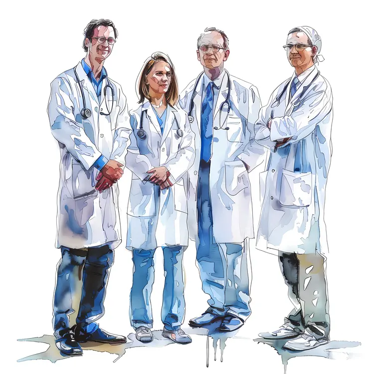 Group of Four Doctors
