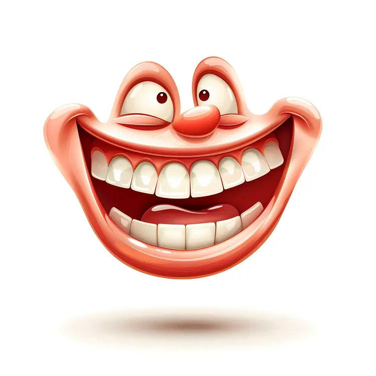 Cheerful Cartoon Face