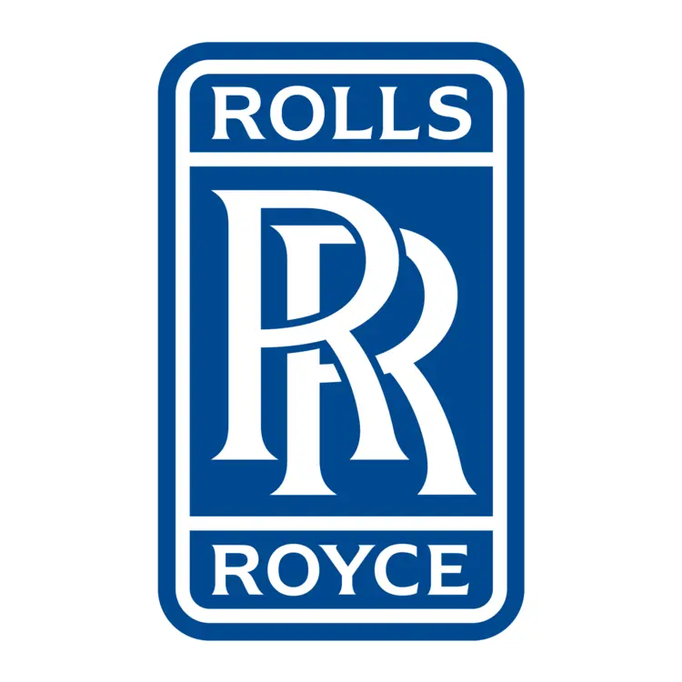 Blue Rolls Royce Logo