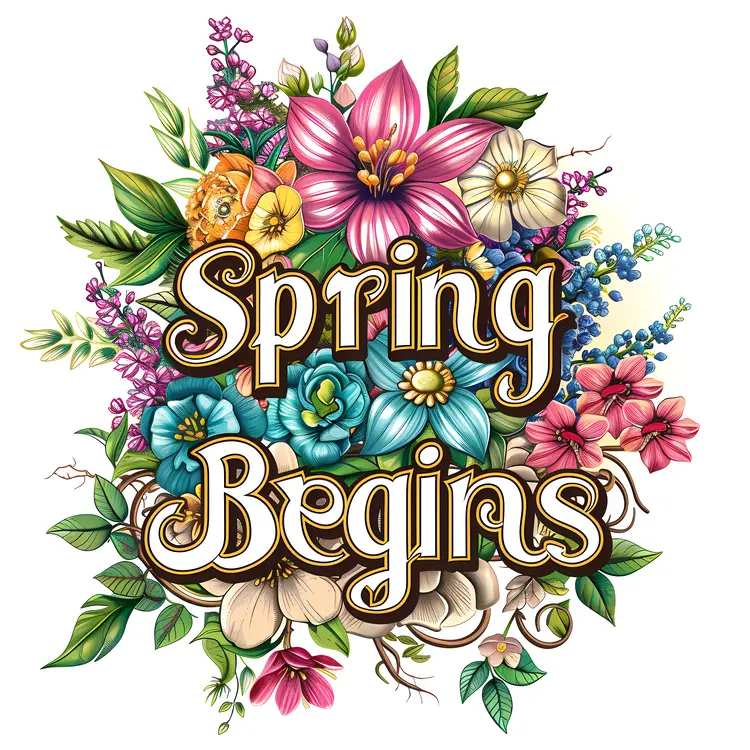 Spring Begins with Colorful Bouquet