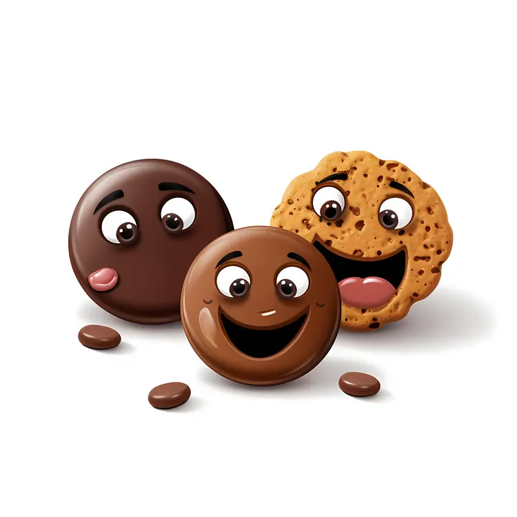 Chocolate and Cookie Faces