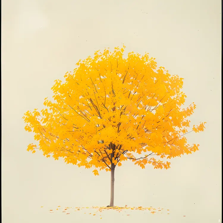 Yellow Tree in Autumn