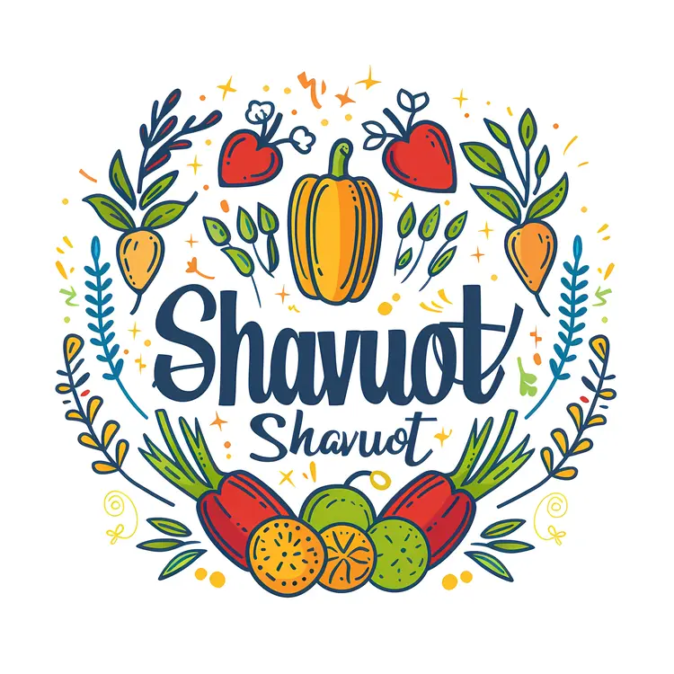 Shavuot Festival with Fruits and Vegetables