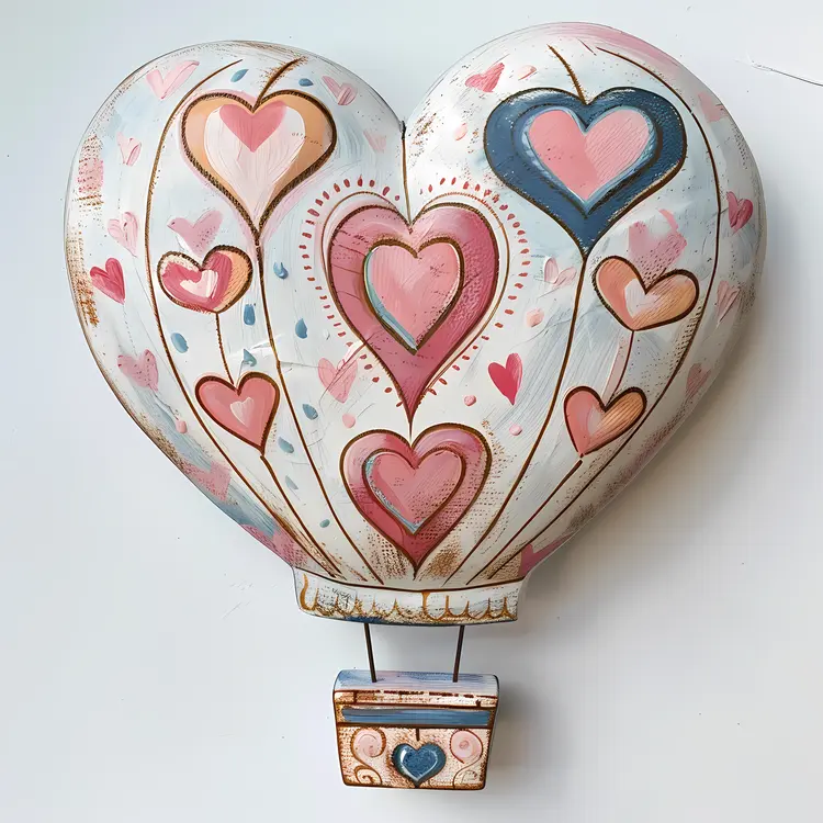 Heart-shaped Hot Air Balloon