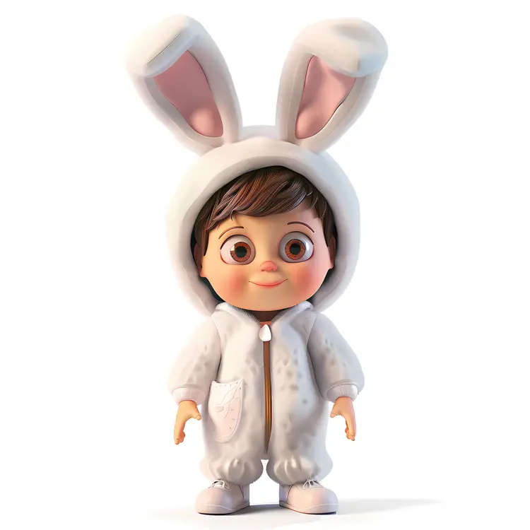 Child in Bunny Costume
