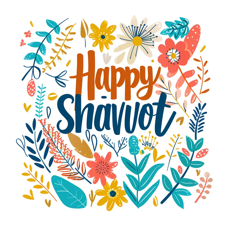 Happy Shavuot Floral Design
