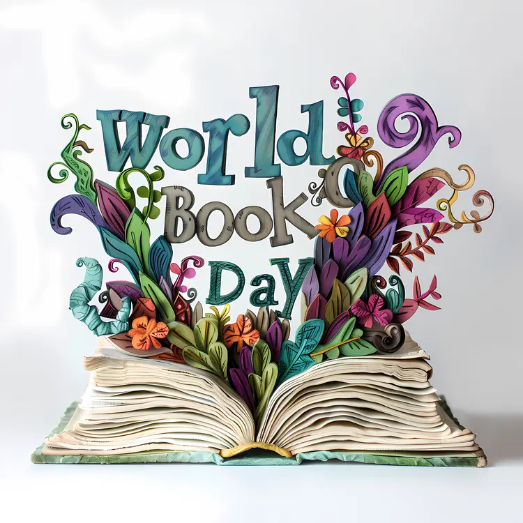 Creative World Book Day Illustration