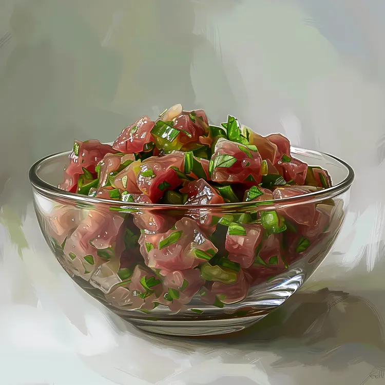 Fresh Vegetable Salad in a Bowl