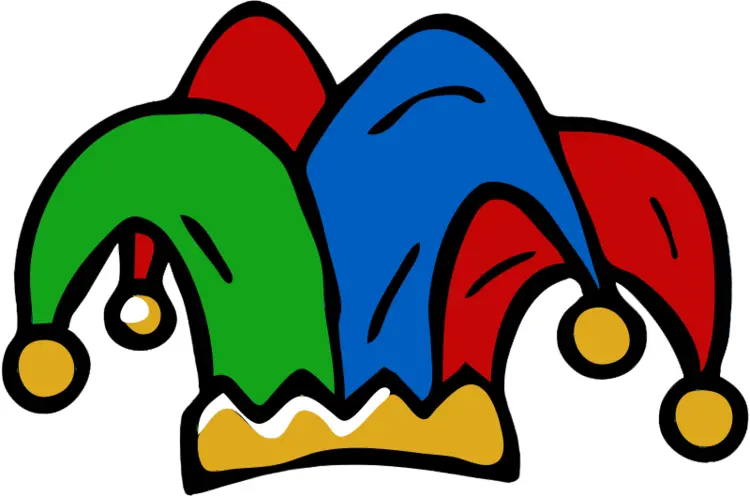 Colorful Jester Hat Illustration