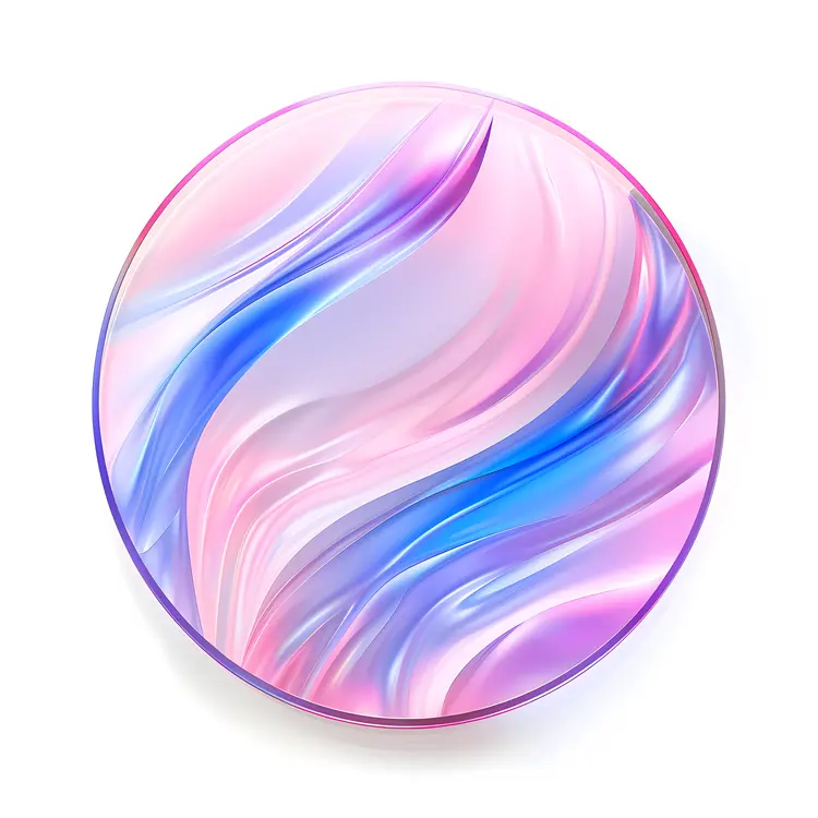 Abstract Colorful Circle Art