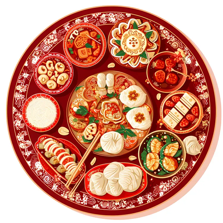 Assorted Chinese platter for Chinese New Year
